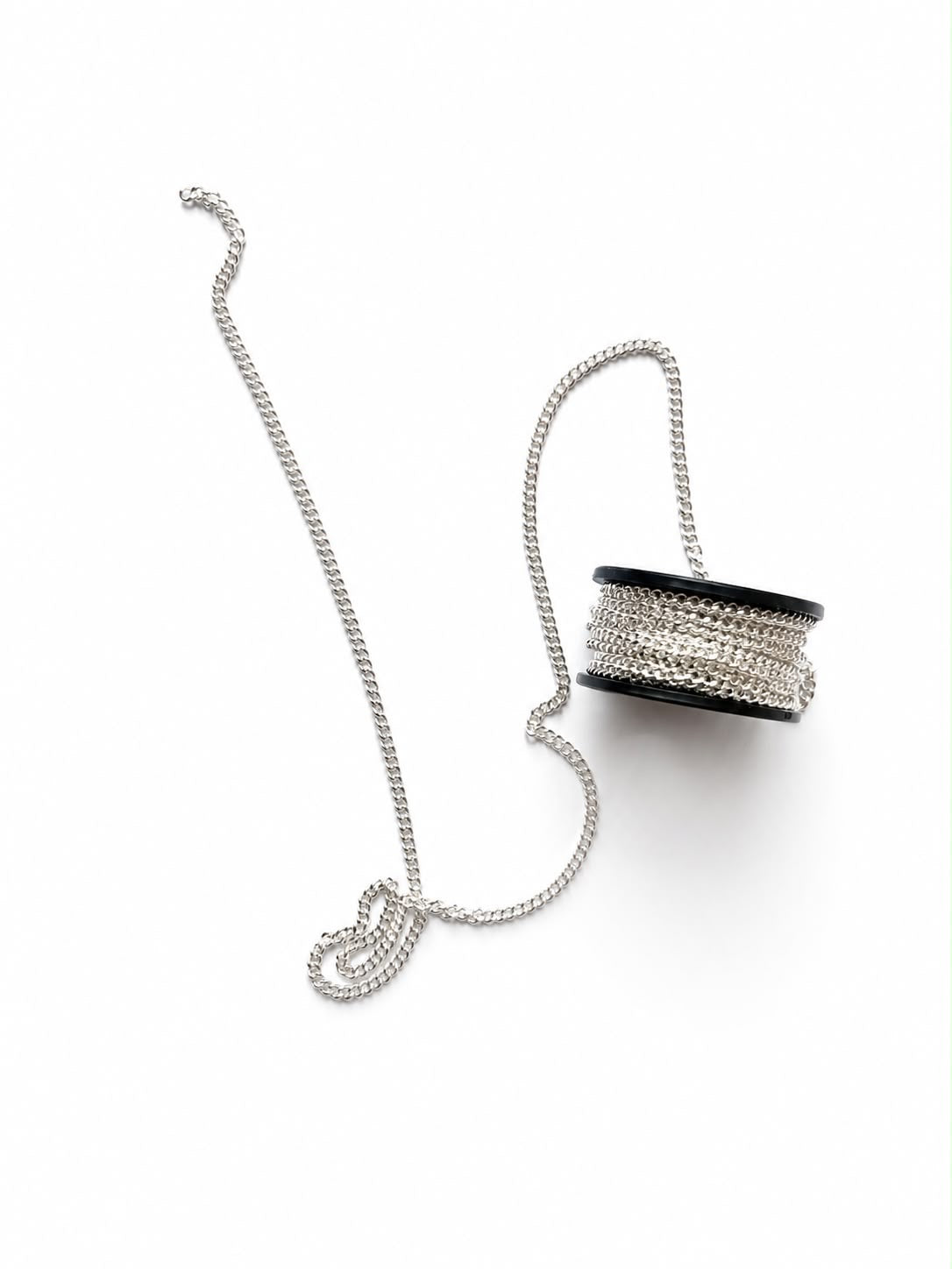 Cut cuban link silver 2,0mm shiny