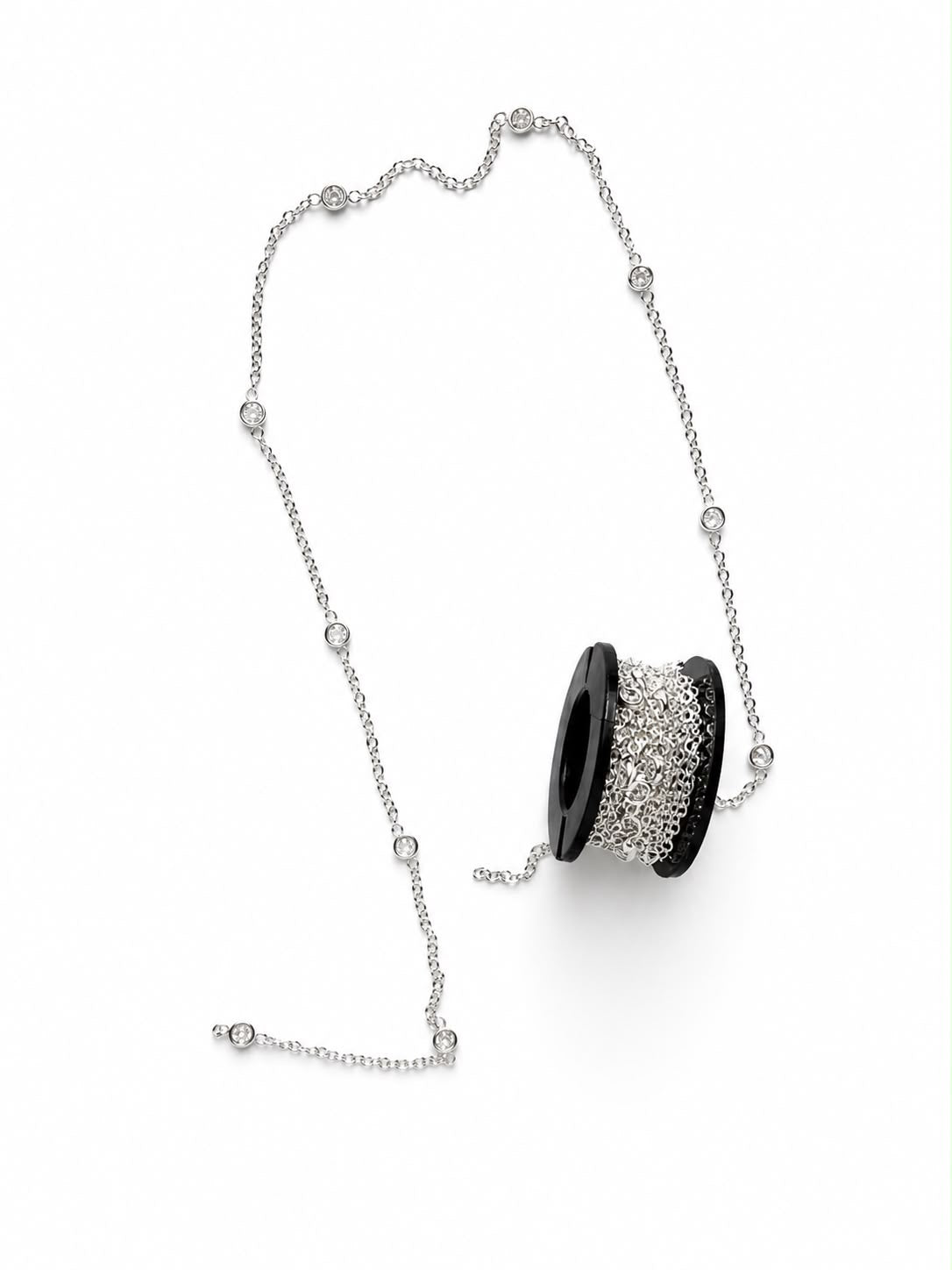 Flat cable silver chain 1,7mm