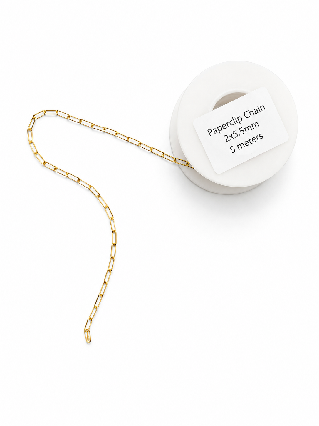 Paperclip gold 2.0x55cm