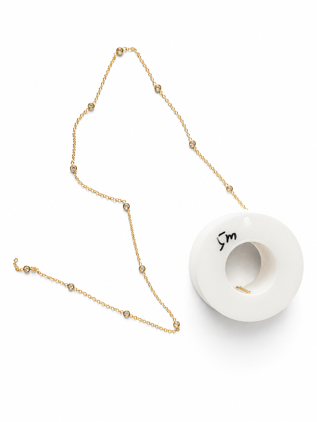 Flat cable chain gold 1,7mm