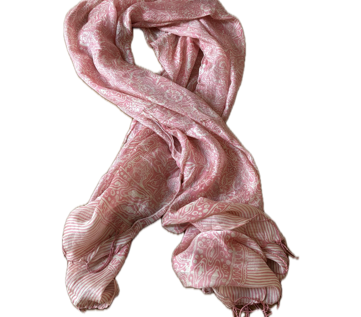 SCARFT SILK -PINK