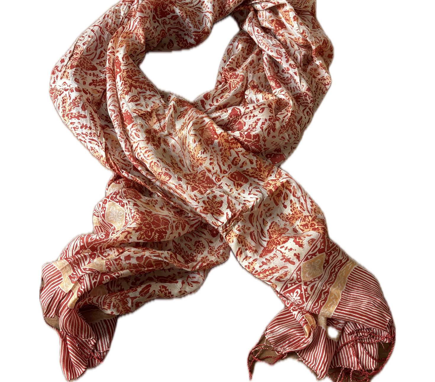 SCARFT SILK - BRICK